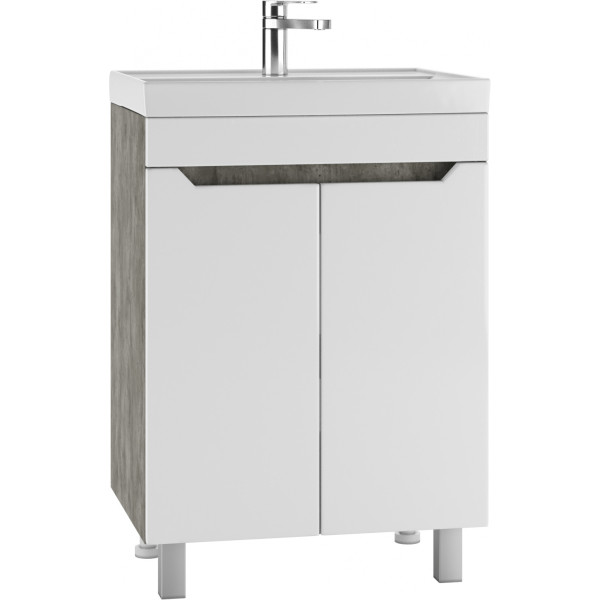 Тумба напольная Енисей 60 Мечта без ящика Бетон Айсберг Домино (DM2332T)