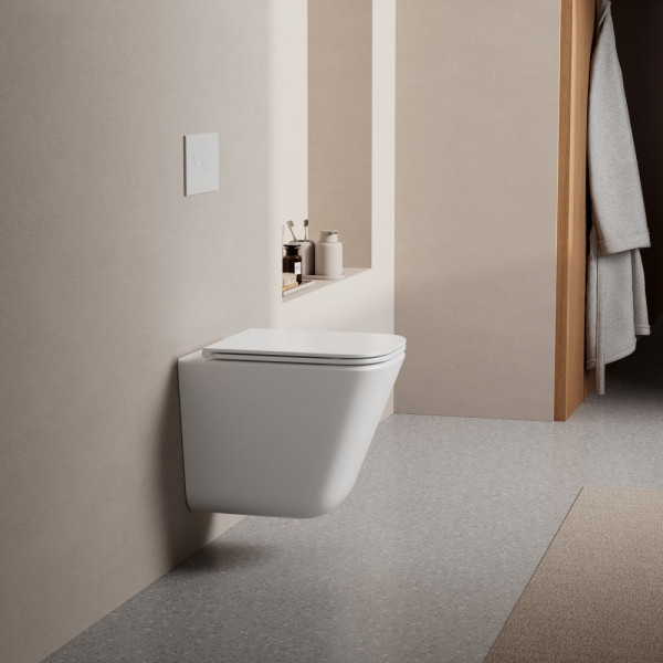 Комплект подвесной унитаз Abber Rechteck AC1219TC белый, с закрытым дном с инсталляцией AC0105 и кнопкой AC0120 хром глянцевый (AC1219TC-AC0105-AC0120 Комплект подвесной унитаз Abber Rechteck AC1219TC белый, с закрытым дном с инсталляцией AC0105 и кнопкой AC0120 хром глянцевый (AC1219TC-AC0105-AC0120