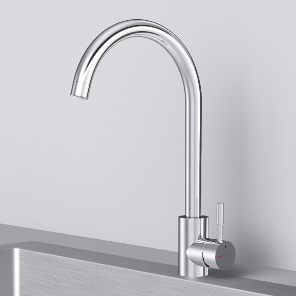 Смеситель для кухни AM.PM X-Joy S с С-изливом хром (F85B07100)