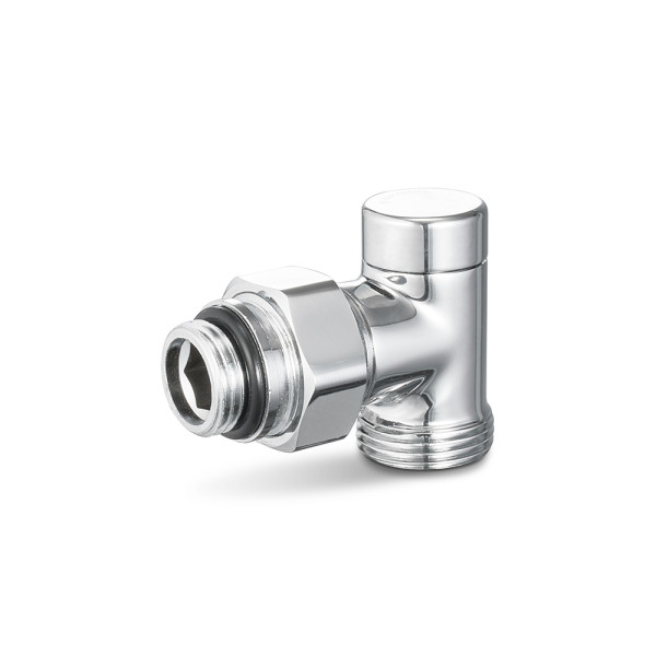 Фитинг угловой со встроенным шаровым краном 1/2"х3/4"(18)ЕК Varmega VMDV22 (хром) (VMDV22-400415) Фитинг угловой со встроенным шаровым краном 1/2"х3/4"(18)ЕК Varmega VMDV22 (хром) (VMDV22-400415)