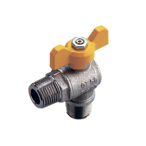 Кран газовый шаровый угловой Tiemme 1/2"*1/2" НН (2220001) Кран газовый шаровый угловой Tiemme 1/2"*1/2" НН (2220001)