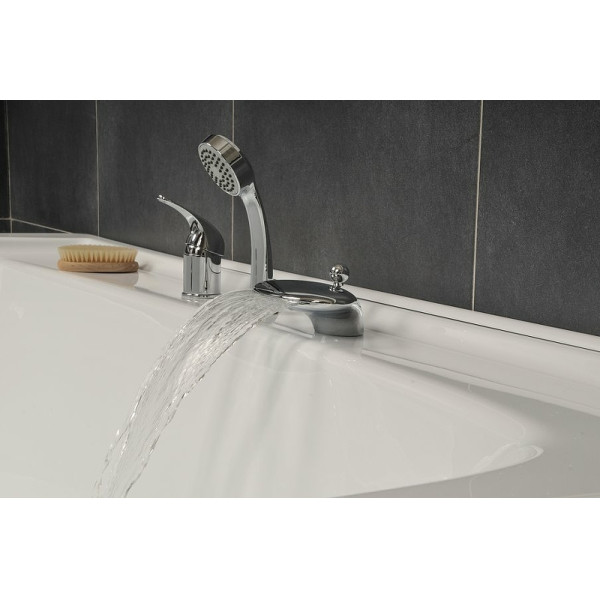 Смеситель на борт ванны Ravak Rosa RS 025.00 каскадный хром (X07P003)