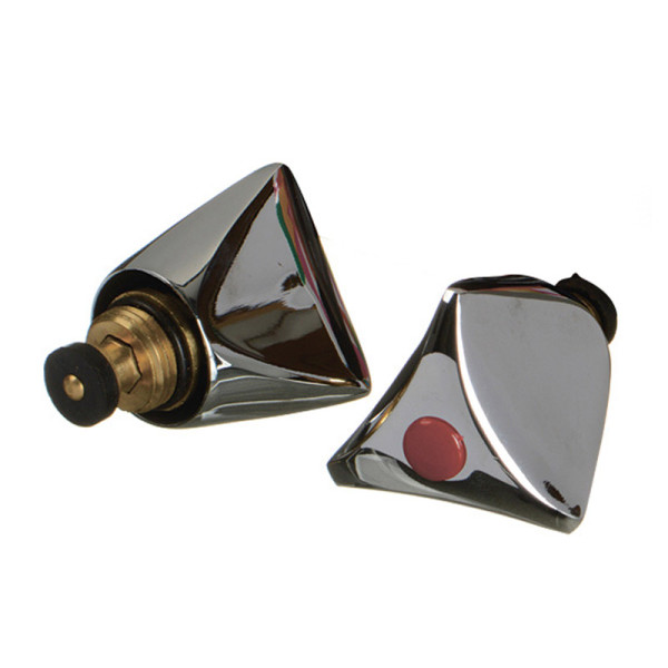 Комплект для смесителя Melodia (маховик Lucia + Кран-букса 1/2" 8x20 рез.) по 2шт (MKP12003C)