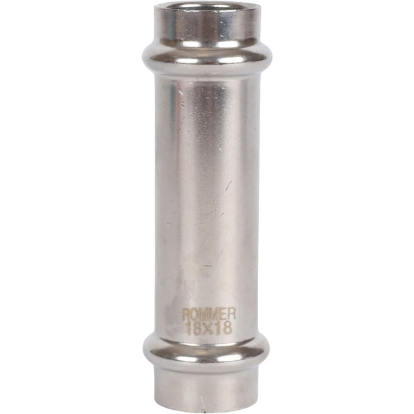 Муфта надвижная 18 Rommer из нержавеющей стали (пресс) (RSS-0019-000018)