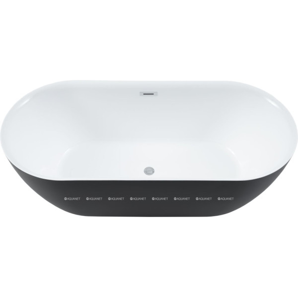 Ванна акриловая Aquanet Delight 1700ч780 белый/черный–матовый  Black matte (289723)