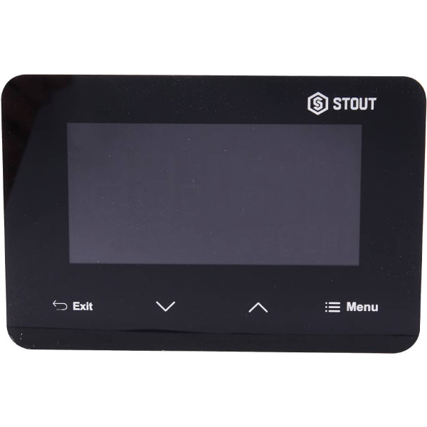 Терморегулятор Stout проводной комнатный двухпозиционный ST-293v3, черный (STE-0101-029332)