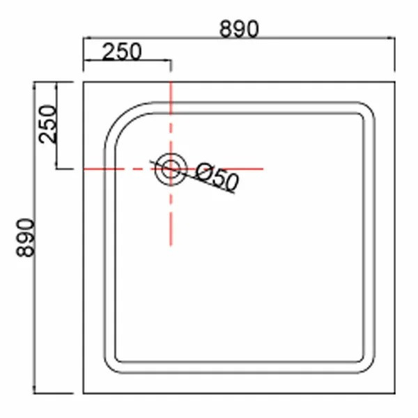 Душевая кабина Loranto 90x90 стекло прозрачное, профиль серебро (CS-6491F(CS-8072), 90*90*215)