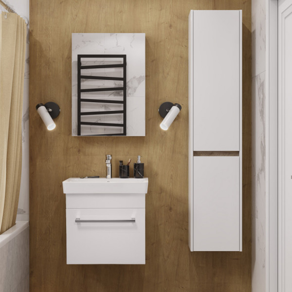 Тумба подвесная Aquaton Поль 450x348x462 белый (1.A263.7.01P.F01.0)