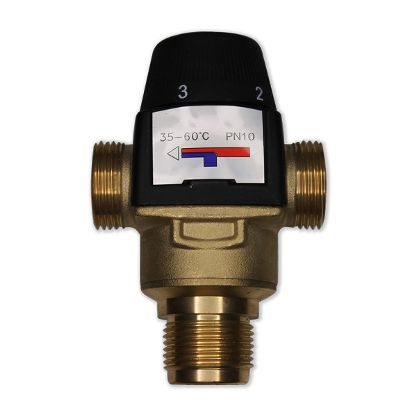 Клапан термостатический смесительный Geschaften 1" (35-60 °С, KVS 4,5) (GS2544)