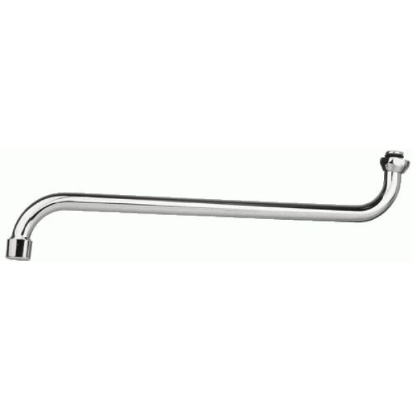 Излив Melodia для смесителя круглый S-образный с аэратором 40см (MKP20701P)