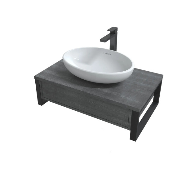 Тумба подвесная 1Marka Grundge Loft 800x480x255 секвойя (Ц0000031981)