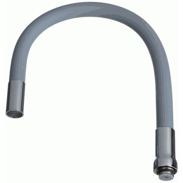 Излив Melodia гибкий серый 49см (MKP20647)