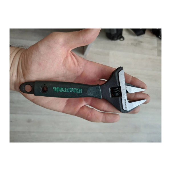 Ключ разводной SlimWide 150*34 мм 6" Kraftool (27258-15)