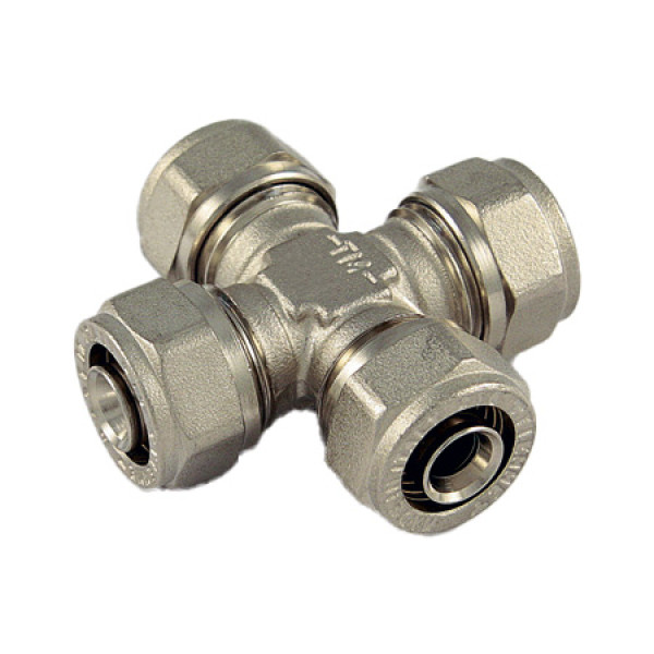 Крестовина Tiemme 16x16x16x16 (обжим) (1600071)