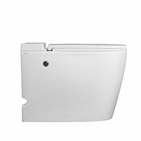 Унитаз напольный Abber Bequem с импульсным смывом, белый (AC1114P)