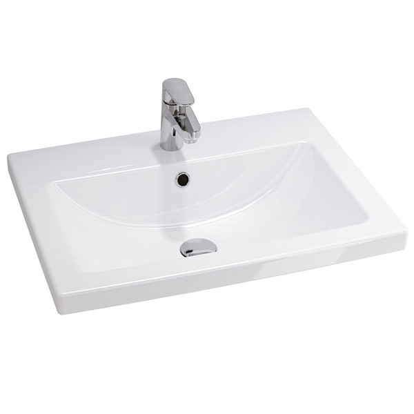 Тумба напольная Comforty Никосия 700x830x450 дуб темный матовый с раковиной (00-00001505)