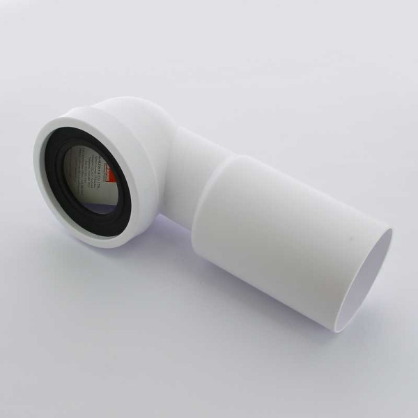 Отвод для унитаза McAlpine 90 градусов 97-107 мм L285 мм белый (MRWC12) Отвод для унитаза McAlpine 90 градусов 97-107 мм L285 мм белый (MRWC12)