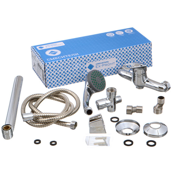 Смеситель для ванны и душа Ex-promt Ring хром (Ex131.3-05) Смеситель для ванны и душа Ex-promt Ring хром (Ex131.3-05)