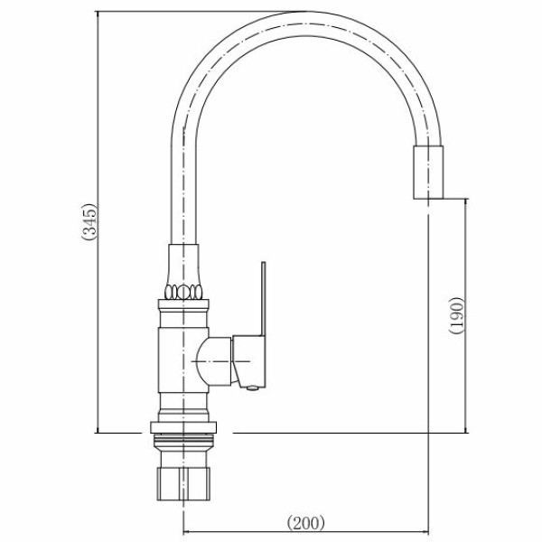 Смеситель для кухни Fashun с гибким изливом сатин/серый (A54401-12) Смеситель для кухни Fashun с гибким изливом сатин/серый (A54401-12)