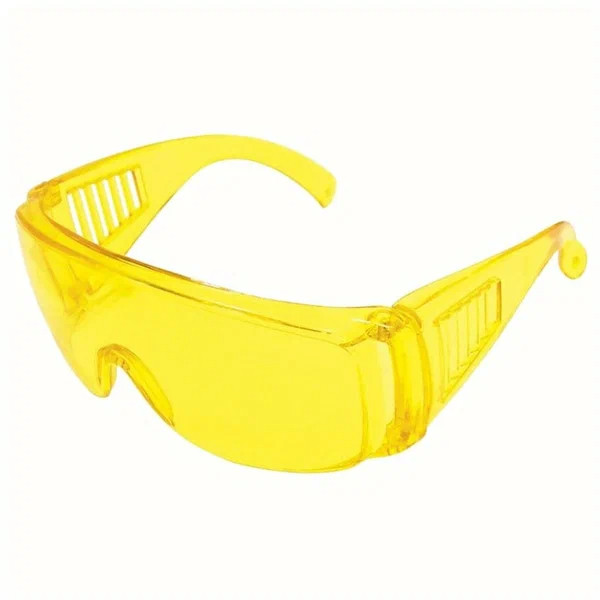 Очки защитные FIT желтые с дужками (12220)