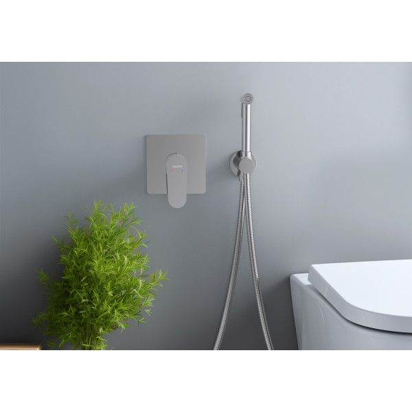 Смеситель с гигиеническим душем Aquatek Оберон хром (AQ1219CR) Смеситель с гигиеническим душем Aquatek Оберон хром (AQ1219CR)