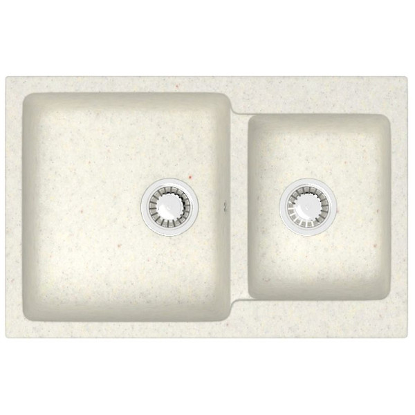 Мойка для кухни из искусственного камня Azario Grand 76,5x19x42 серая (CS00079904)