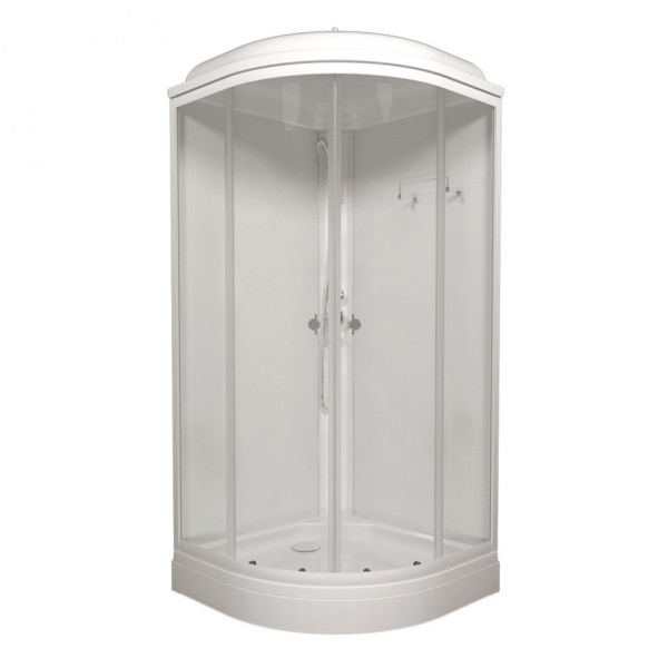 Душевая кабинаTriton Ультра 90x90 стекло прозрачное, профиль белый (DK319)