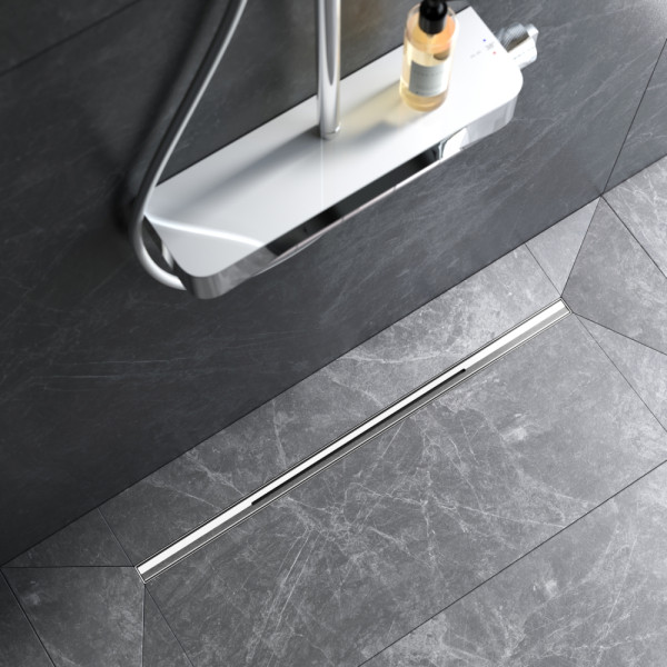 Душевой лоток AM.PM MasterFlow линейный универс затвор Slim line 80 см сталь мат (W01SC-S11-080-05SB)