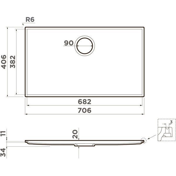 Мойки врезные Omoikiri Kiten 70-INT WH 70,6x40,6 artceramic/белый (4997479)