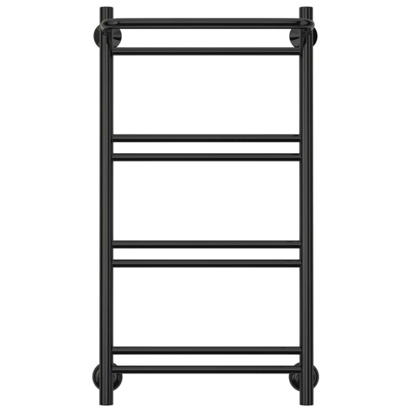 Полотенцесушитель водяной Стилье Версия-Н1 800х400 (Полка+1+2+2+2) П 16 черный (17621-8040)