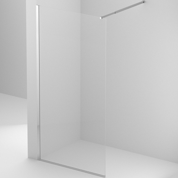 Душевая перегородка BelBagno Kraft 110x195 стекло прозрачное, профиль хром (KRAFT-L-1-110-C-Cr) Душевая перегородка BelBagno Kraft 110x195 стекло прозрачное, профиль хром (KRAFT-L-1-110-C-Cr)