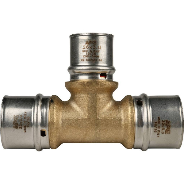 Тройник 32x26x32 Stout (пресс) (SFP-0005-322632)