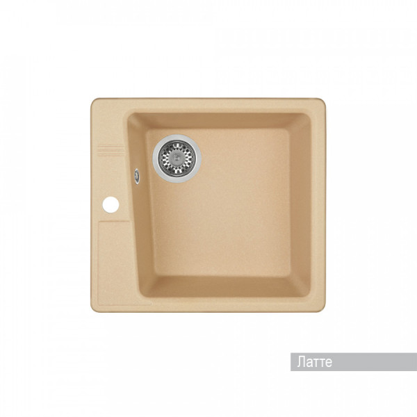Мойка для кухни врезная Aquaton Парма 470x510x190 латте (1.A713.0.32P.M26.0)