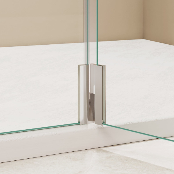 Душевая перегородка RGW WA-054 (WA-010 + Z-072) 1100 стекло прозрачное, профиль хром (351005413-11)