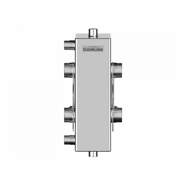 Гидрострелка Gidruss GRSS-100-32 (до 100 кВт, G 1 1/4", нерж ст.) Гидрострелка Gidruss GRSS-100-32 (до 100 кВт, G 1 1/4", нерж ст.)