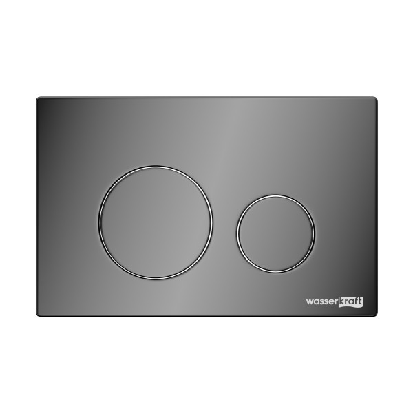 Инсталляция для унитаза WasserKRAFT Glan с клавишей смыва черный глянец (66TLT.010.ME.WH.PB02)