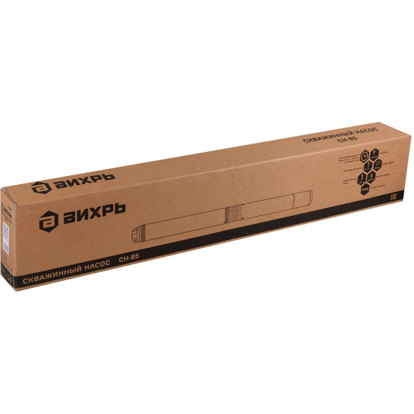 Насос скважинный Вихрь СН-85 75 мм (кабель 50 м) (68/3/27) Насос скважинный Вихрь СН-85 75 мм (кабель 50 м) (68/3/27)