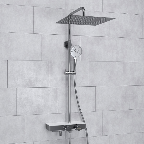 Душевая система WasserKRAFT хром (A113.119.127.CH Thermo)