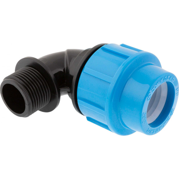 Соединение угловое 32*1"Н Джилекс (для п/э трубы, PP) (9275)