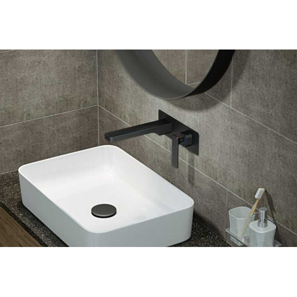 Смеситель для раковины Timo встраиваемый Torne черный (4371/03SM)