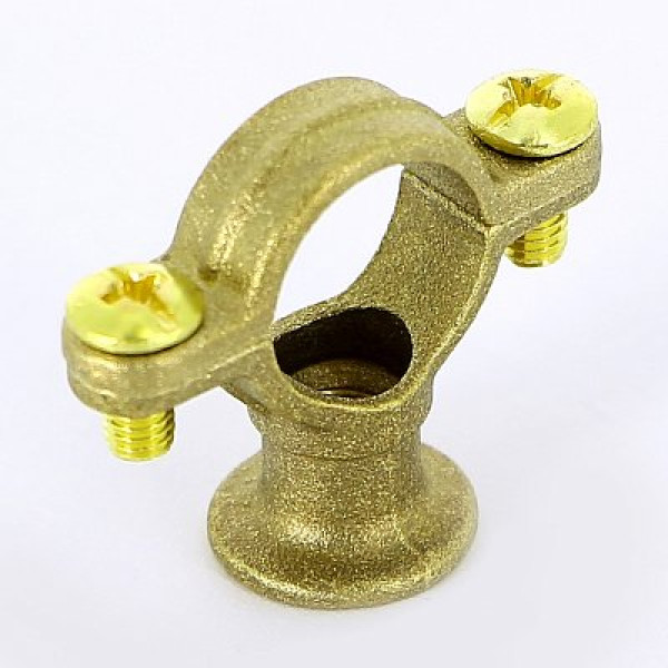 Хомут для труб с втулкой М6 22 мм Walraven (латунь) (0828022)