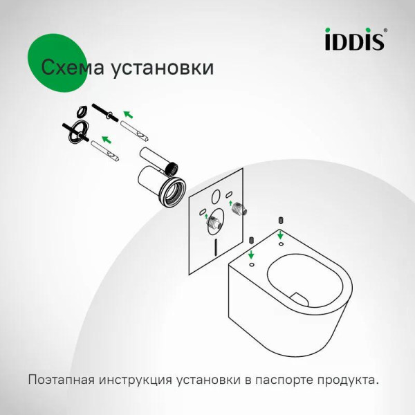 Унитаз подвесной Iddis Torr Q безободковый c системой смыва Торнадо (TOQFDSEi25) Унитаз подвесной Iddis Torr Q безободковый c системой смыва Торнадо (TOQFDSEi25)