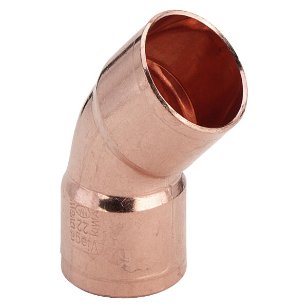 Угол 12х45° двухраструбный (пайка) Viega (103309) Угол 12х45° двухраструбный (пайка) Viega (103309)