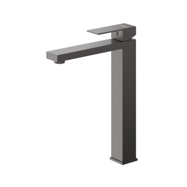 Смеситель для раковины Cezares Slider оружейная сталь матовый (SLIDER-LC-GM-W0)
