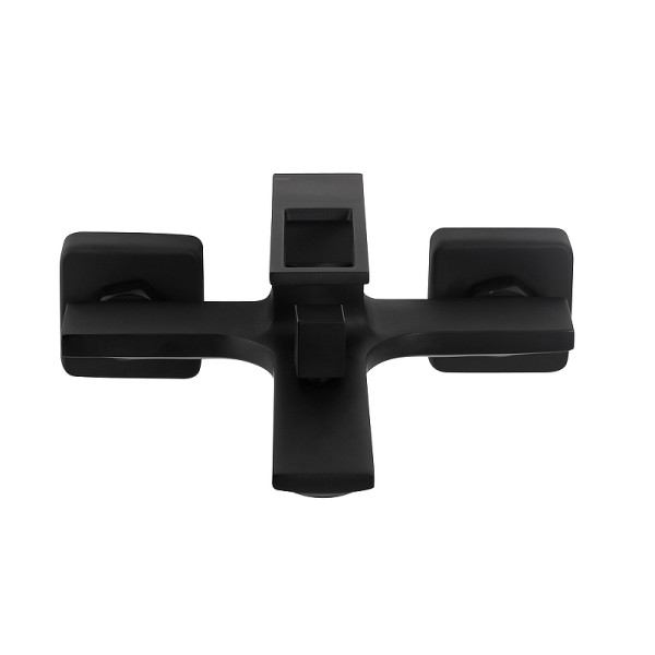 Смеситель для ванны и душа Belbagno Luce черный (LUC-VAS-NERO)