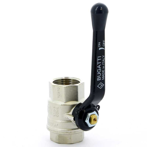 Кран Bugatti 1" ВВ шаровый Oregon 300 (черная ручка) (03000175) Кран Bugatti 1" ВВ шаровый Oregon 300 (черная ручка) (03000175)