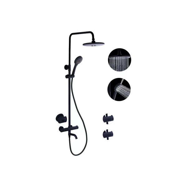 Душевая система Fashun черный (A52426-7) Душевая система Fashun черный (A52426-7)
