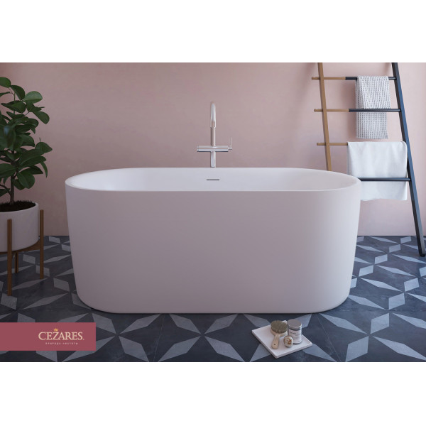 Ванна акриловая Cezares Metauro 180x80x60 белый матовый (METAURO-INT-Central-180-80-60-W-MATT)