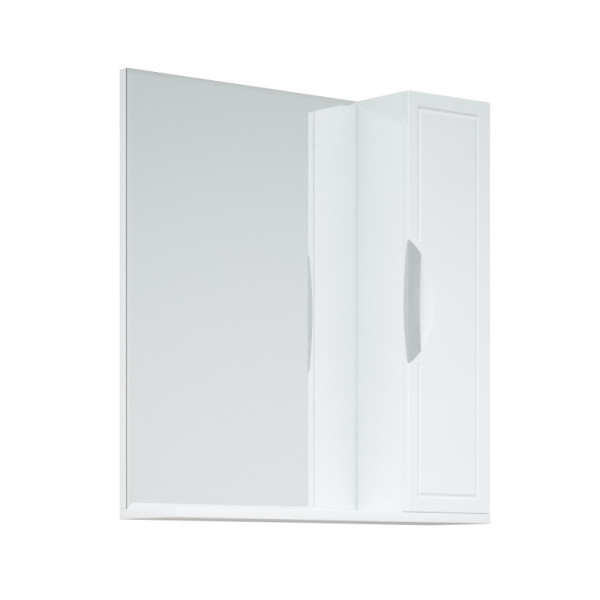 Шкаф зеркальный Melodia Альфа 65 белый (MFR80018WT)