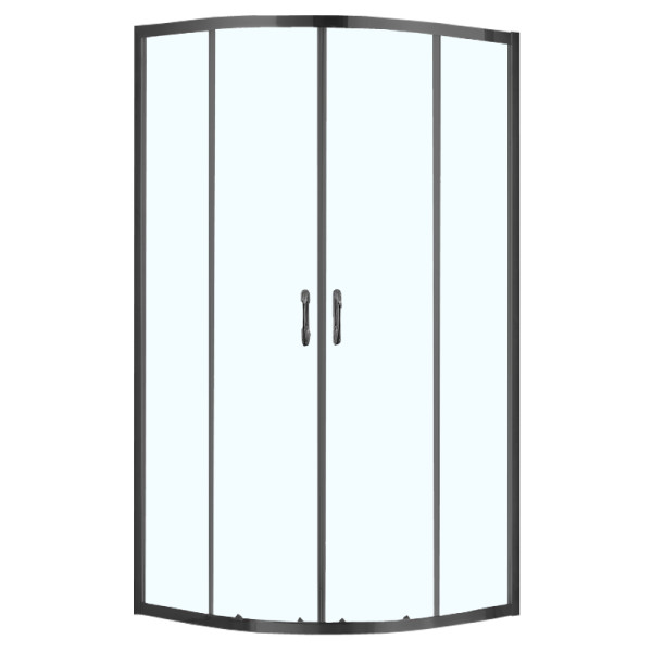 Душевой уголок Azario Milton 90х90х200 стекло прозрачное, профиль черный (AZ-ND2142 900 Black) Душевой уголок Azario Milton 90х90х200 стекло прозрачное, профиль черный (AZ-ND2142 900 Black)